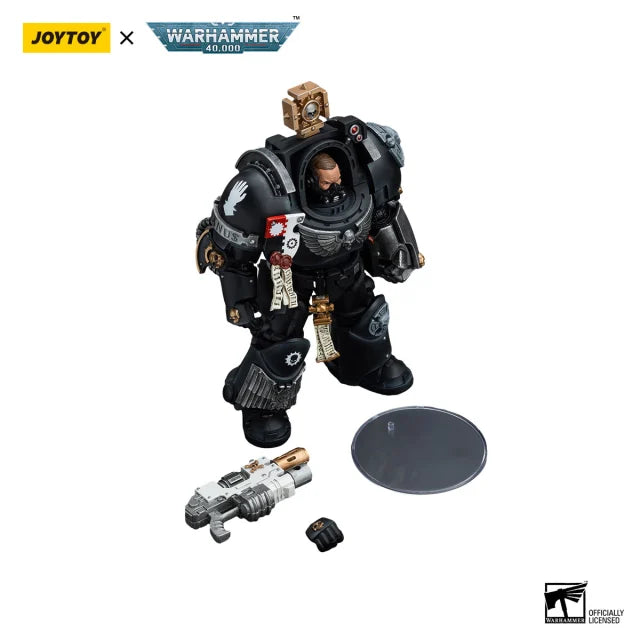 JOYTOY Warhammer 40,000 - Iron Hands Captain in Terminator Armour