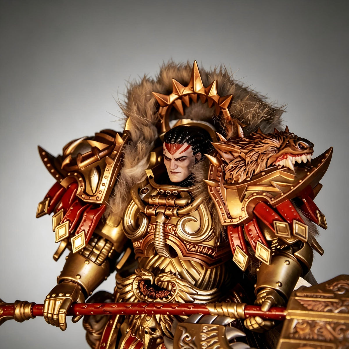 World Eaters Primarch Angron Pre-Daemonhood 30K Horus Heresy 1/18 Scale Custom Action Figure