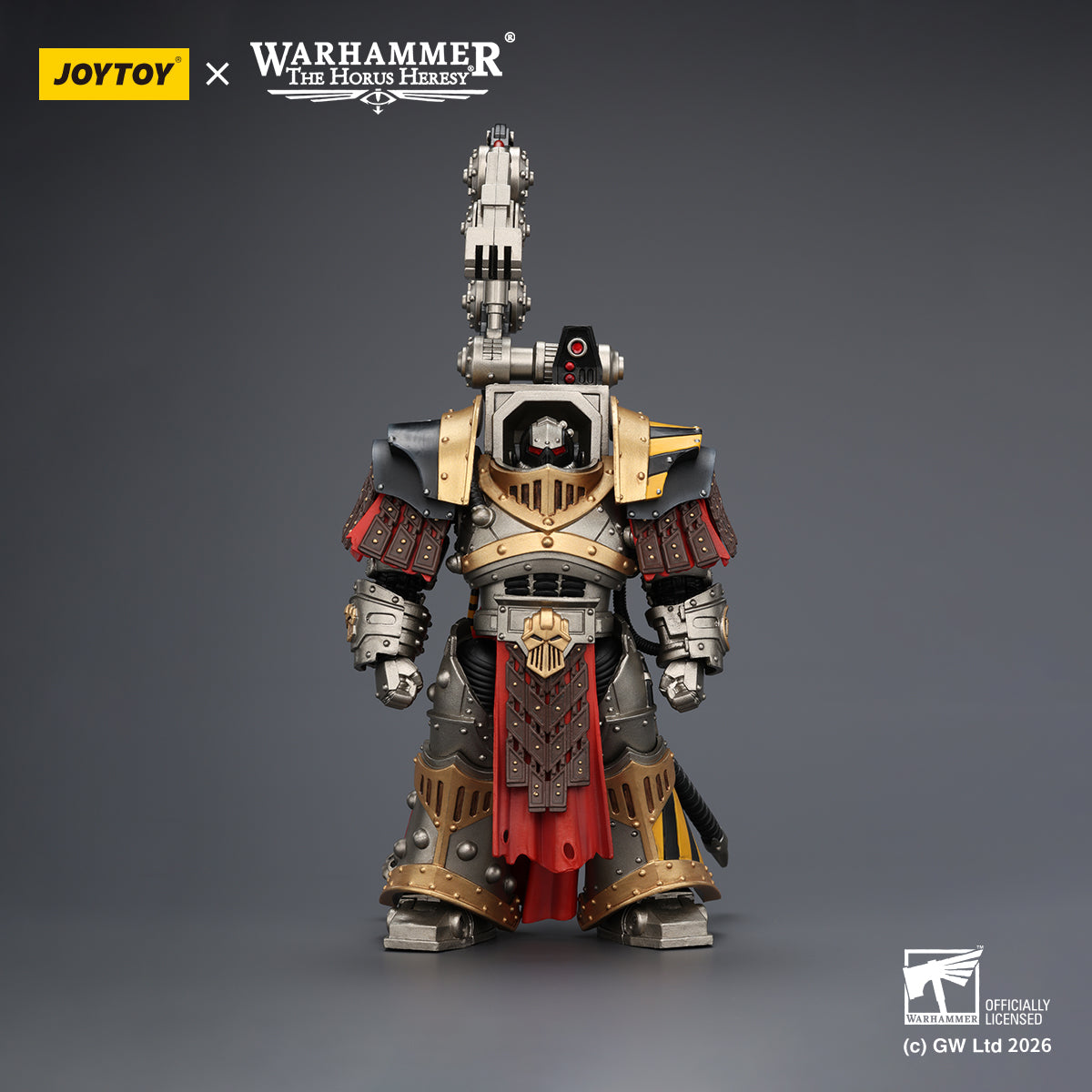 JoyToy Warhammer 40k Iron Warriors Warsmith with Graviton Crusher