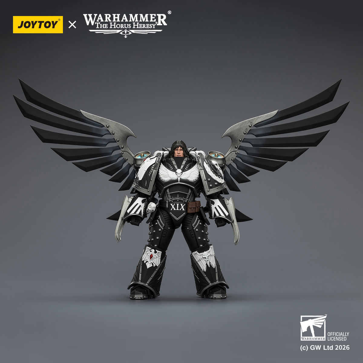 JoyToy **Warhammer 40k** Raven Guard Corvus Corax Primarch of the XIX Legion 1/18 action figure.