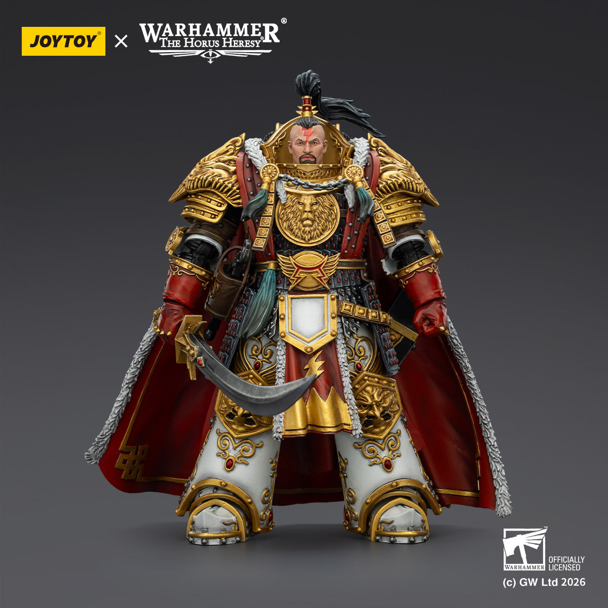 JoyToy **Warhammer 40k** White Scars Jaghatai Khan Primarch of the Vth Legion 1/18 action figure.